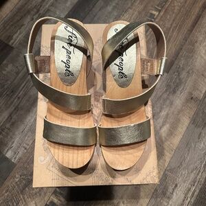 FREE PEOPLE WEDGES BOOTS HEELS SANDALS OUTFIT SZ 36 NIB